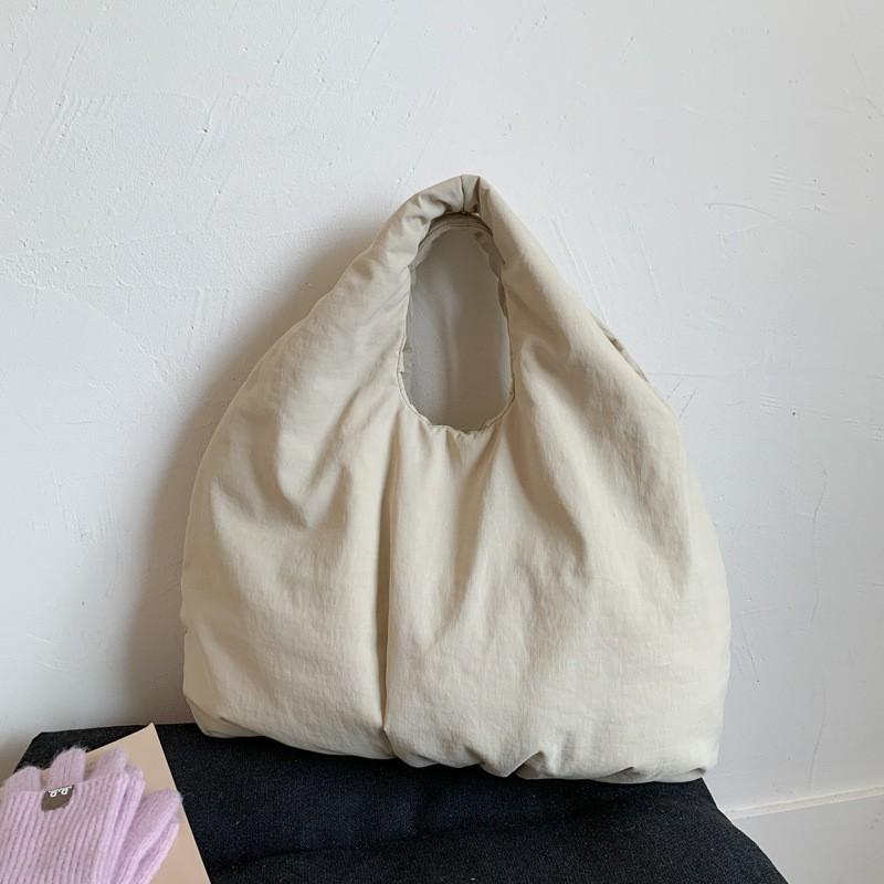 

Korean New Cloth Bag Women Simple Solid Color Retro All-matching Handbag Fashionable Commuter Casual Shoulder Trend