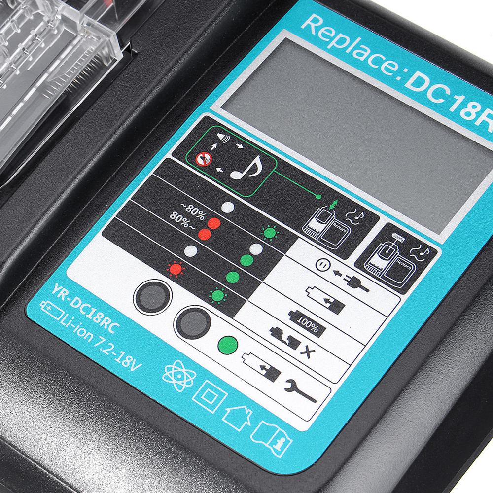 14.4V 18V 3A Charging Current Replacement Battery Charger for Makita