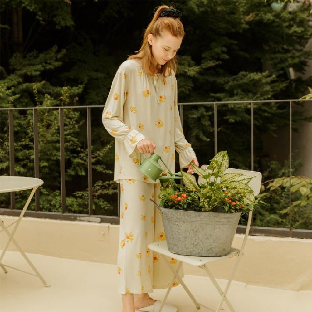 Frenchiel Длинные брюки Daisy из модала, кремовые Fwep072l M