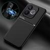 Etui na Honor 600 Lite 5G Etui Uchwyt samochodowy Magnetyczne Skórzany tył dla Honor600 Lite 600Lite Miękka ramka TPU Ochronne Coque