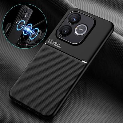 Pouzdro pro Honor 600 Lite 5G Pouzdro Držák do auta Magnetický Kožený Zadní kryt pro Honor600 Lite 600Lite Měkký Rám TPU Ochranný Kryt