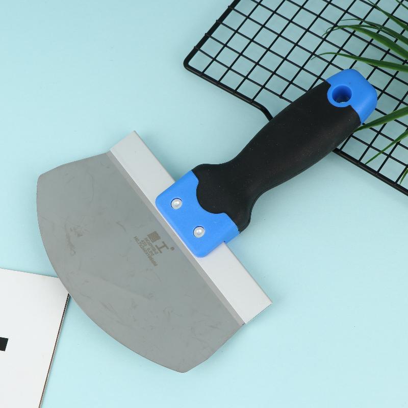 Stainless Steel Paint Scraper High Quality 4 Inch Putty Knife with Comfortable Grip Handle for Wallpaper Removal and Cleaning
