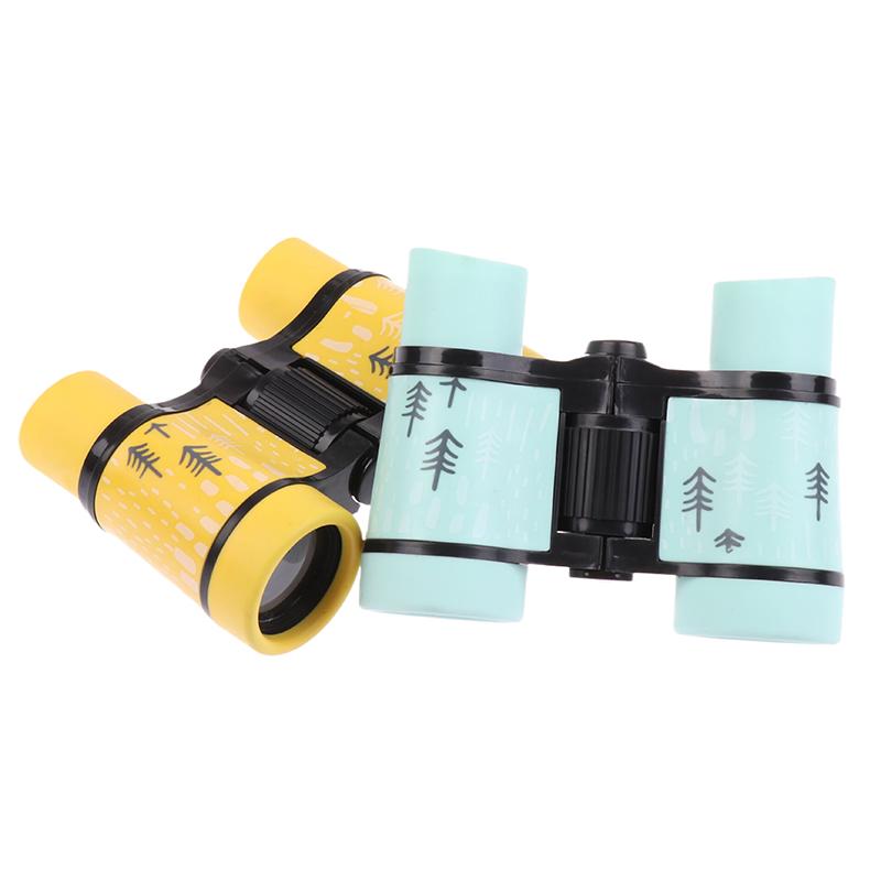 4X30 Telescope Children Outdoor Camping Binocular Telescope With Storage Bag Kids Educational Learning Telescope Birthday Gifts