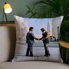 Band P-PinK FloydE Kissenbezug Sofa Kurzer Plüsch Beidseitiger HD-Druck Zimmer Zuhause Büro Geschenk Kissenbezug