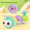 Cartoon Animal Electric Magnetic Swinging Music Light Caterpillar Toy