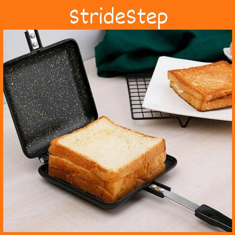 Strapazierfähiger Aluminium-Gaskocher Sandwich-Toaster-Pfanne Doppelseitig Antihaftbeschichtet