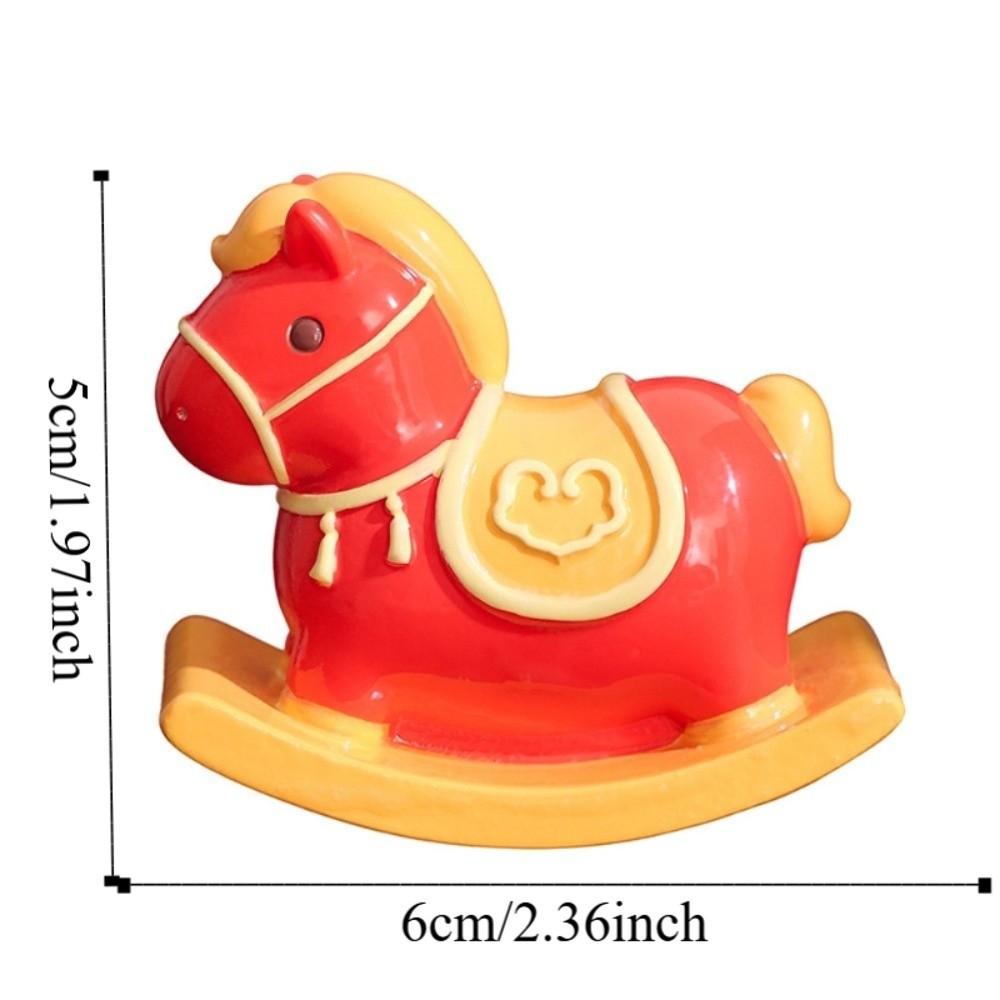 Cute Zodiac Horse Figurines Resin Horse Figures Ornament  Chinese New Year
