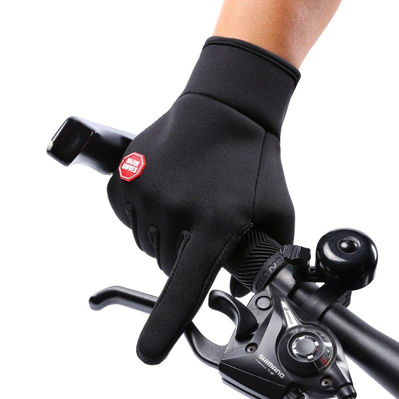 Fahrradhandschuhe Herren Winter Wasserdicht Fahrrad Handschuhe Männer Damen Touchscreen Handschuhe Outdoor Winddichte Trainingshandschuhe-vollfinger Cycling Sporthandschuhe Radsport Laufen