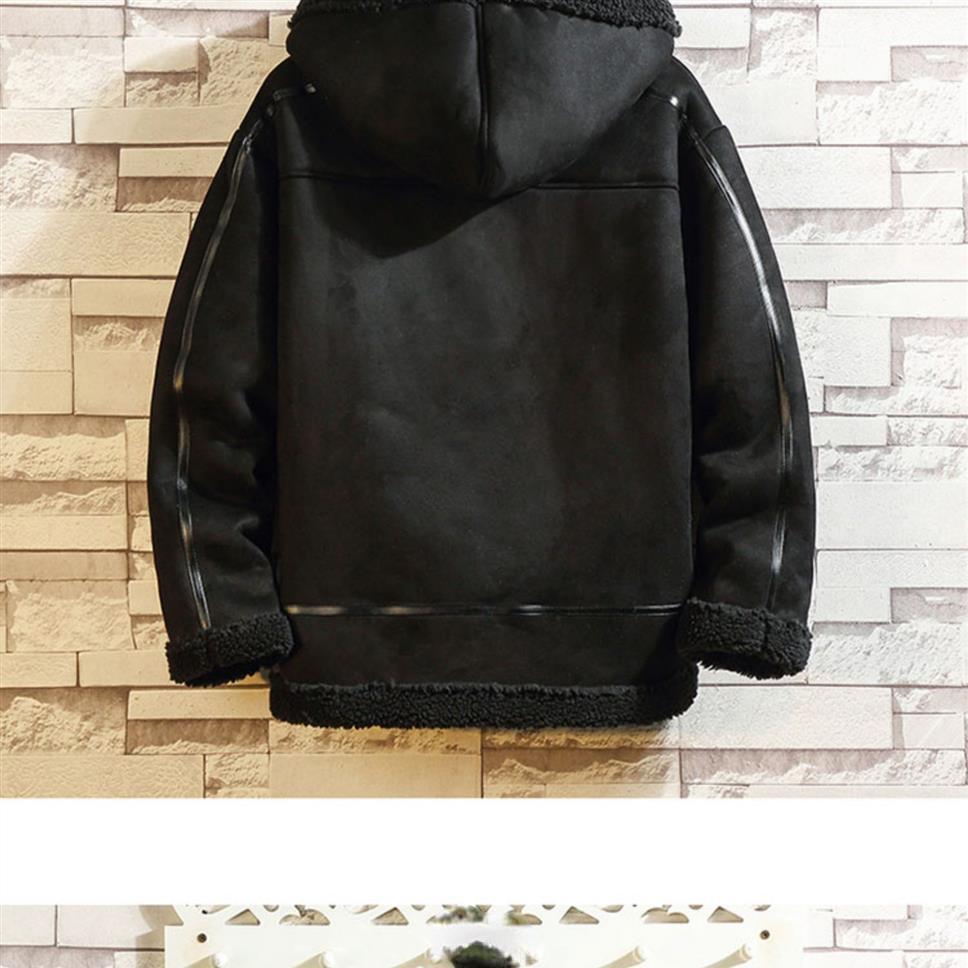 Men's Thickened and Warm Cotton-padded Jacket Winter Fleece Jacket