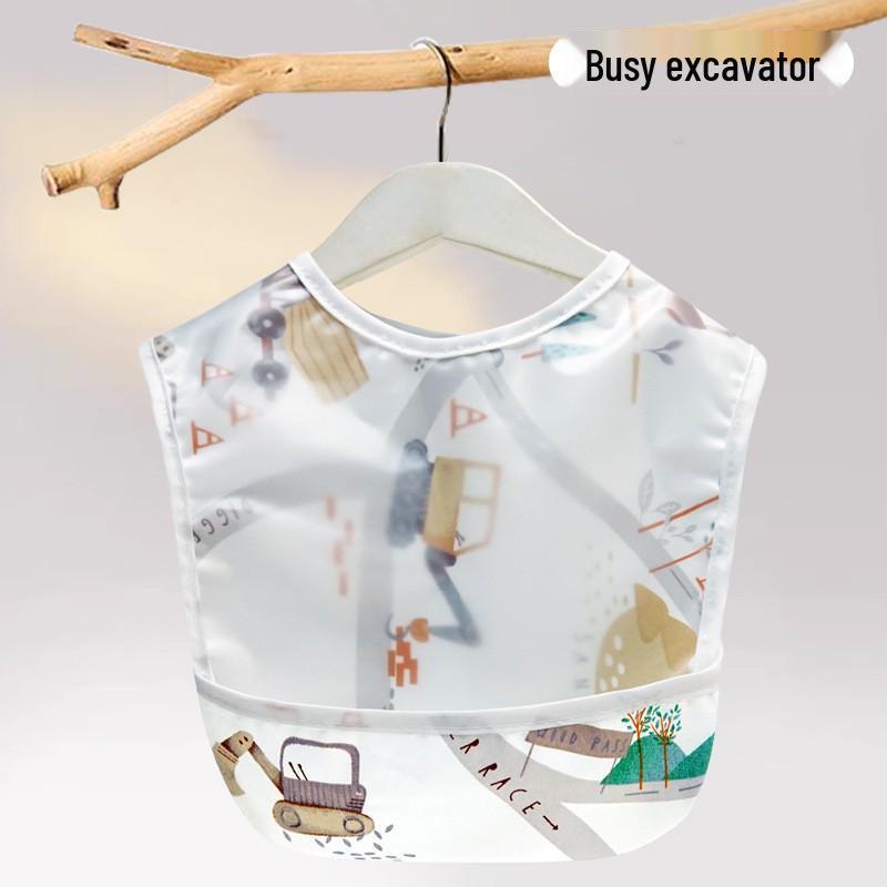 Waterproof Summer Baby Bib - Sleeveless Anti-Dirt Food Smock for Boys and Girls