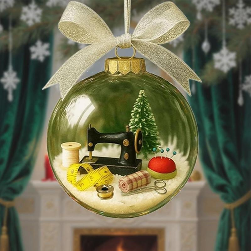  Elegant Christmas Sewing Balls  Hanging Baubles Perfect For Tree Decoration In Homes Offices And Store