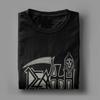 Fun Death Band T-Shirt Men Round Neck Pure Cotton T Shirts Short Sleeve Tees Printing Clothing