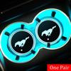 Autocollant de voiture Porte-gobelet à LED pour porte-gobelet de voiture pour Ford Mustang Shelby Focus Ranger Kuga Explorer Transit Ecosport Mondeo