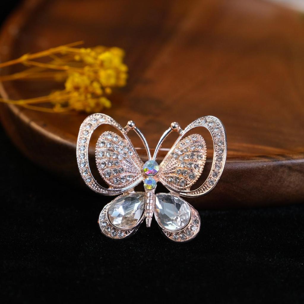 Bunte Retro Damen Korsagenbrosche - Elegante Anstecknadel im europäischen Stil