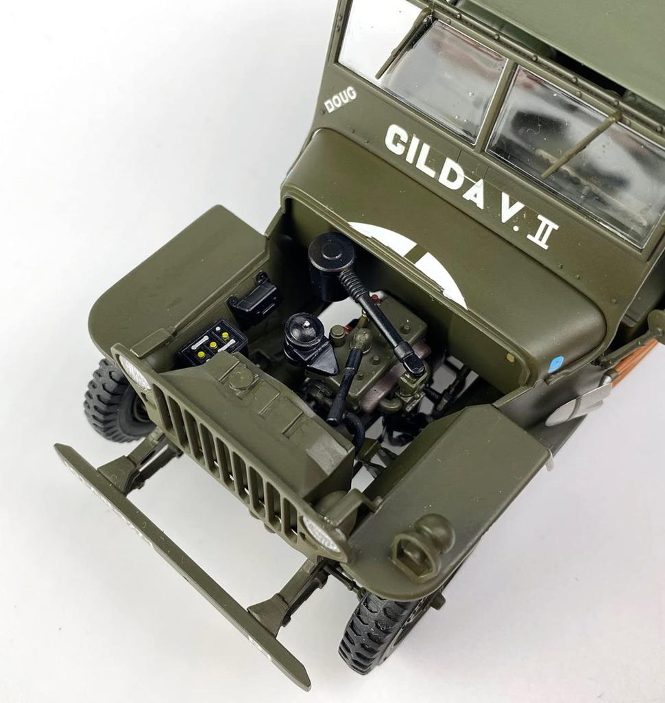 PLATZ Italeri US Army Ton 4x4 Truck 80th Anniversary Paint Stencil Sheet Included Plastic Model IT3635SP 1/24 1/4