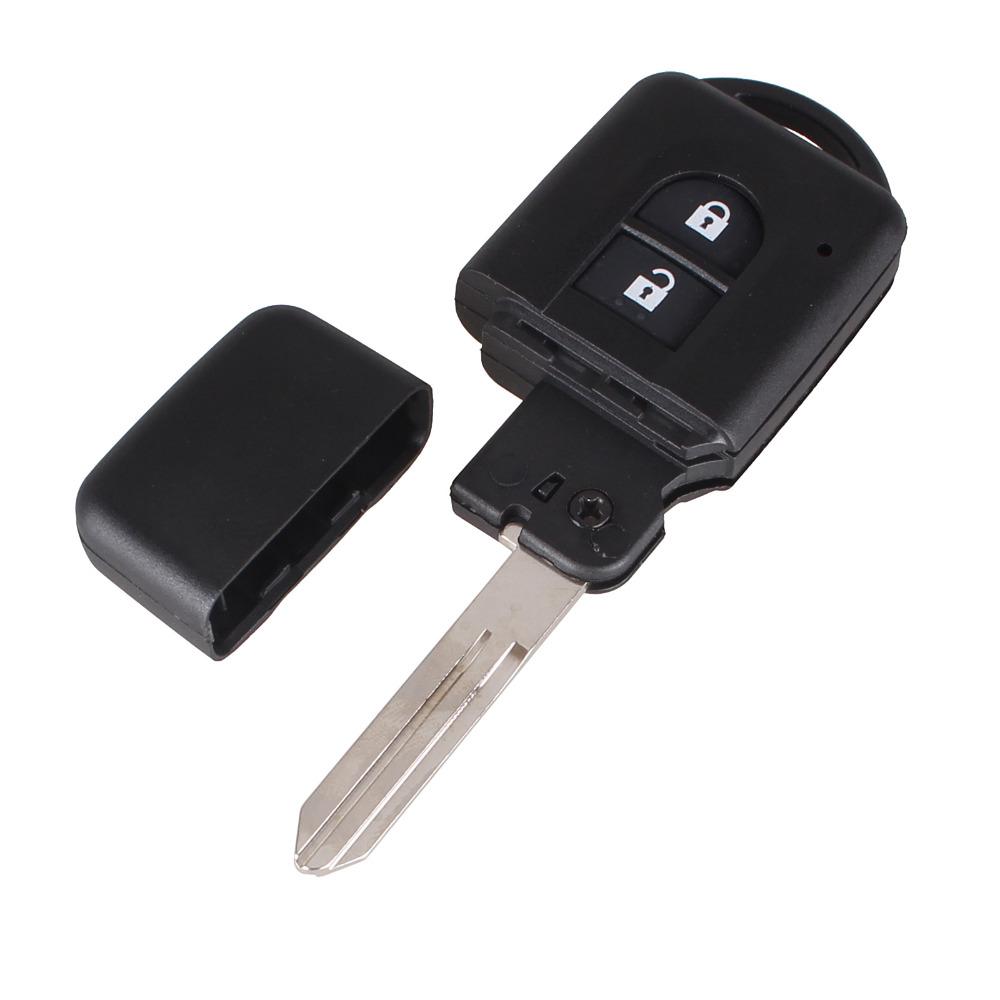 KEYYOU New Replacement Remote Key Shell Case Fob Keyless Entry 2 Button for Nissan Micra Xtrail Qashqai Juke Duke