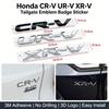 ABS Car Styling Letters Stickers Rear Trunk Emblem Badge for CR-V UR-V XR-V Logo Auto Modification Decal Accessories