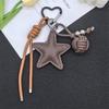Leather Star Maillard Bag Pendant Miu Series Bag Hanger Car Keychain Jewelry Gift Decoration Accessories