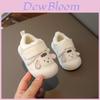 Baby Plush Soft Sole Sneakers With Alphabet And Cartoon Sheep Design For Toddler Boys Girls Winter