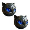 Mini Cat Stone Resin Cat Head Figurine Collectible Healing Stone Marble Texture Cat Stone Keepsake Gift for Cat Lovers Women Men