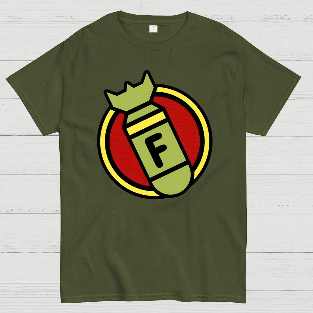 F Bomb Unisex 100% Cotton Summer Casual Cool Loose T-Shirt