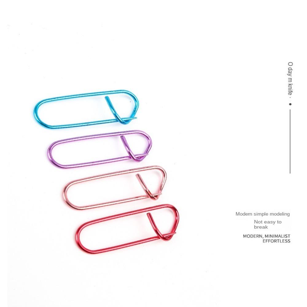 Aluminium Colorful For Knitting Crocheting Mark Large Pin Yarn Markers Stitch Holders Set