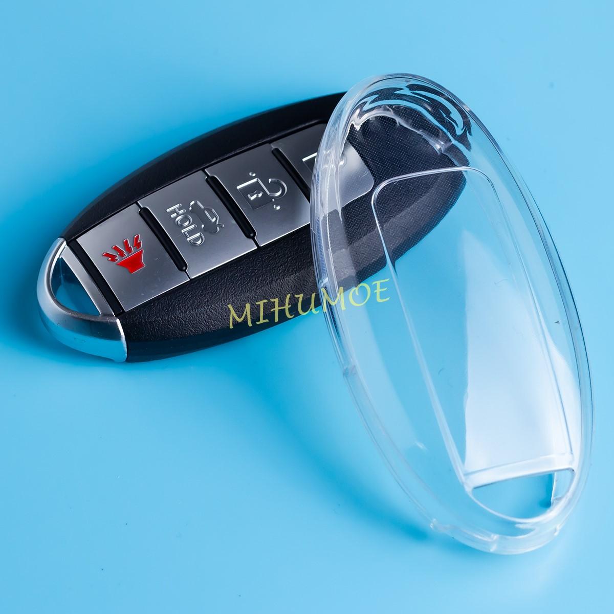 Прозрачный чехол для ключа для Nissan Rogue Sport Qashqai X-Trail Sentra Micra Maxima Titan Juke Leaf