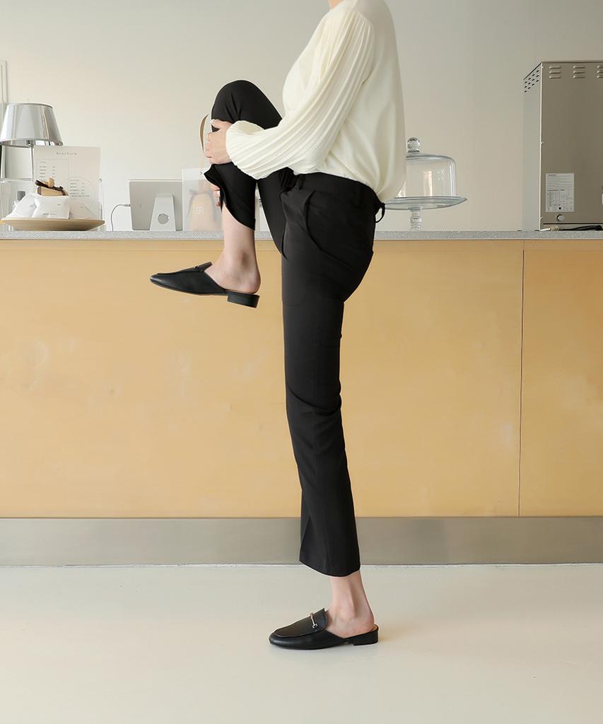 Ppaeppae Waist Tension Light Stretch Bootcut Slacks