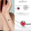 Delicious Food Series Copper Cherry Strawberry Avocado Sweet Charms Beads Fit Original Bracelet For Woman Diy Jewelry Making