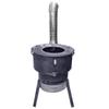 Portable Iron Barrel Wood Burning Stove