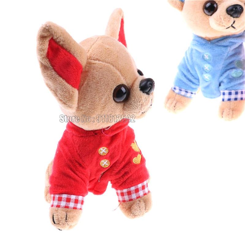 17cm Niedlicher Chihuahua Hund Plüsch Stofftier Hund Puppe Kinder Geschenk Kinderspielzeug