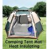 Tapis de Camping en Aluminium, Tapis de Couchage en Mousse pour Camping, Tapis Isolant en Feuille d'Aluminium, Tapis de Tente 200x150cm