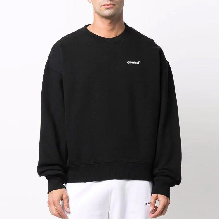 OFF WHITE SS22 Sweatshirt Men's Black OMBA058C99FLE0021001