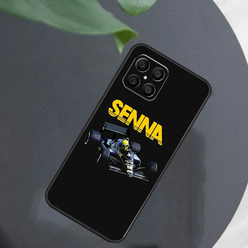 Racing Ayrton Senna Case For Honor Magic 7 Lite 5 6 8 Cover For Honor 200 400 Pro 90 70 50 X8a X8b X9a X9b X9c