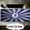 Custom Name Mouse pad Chelsea Football Club Crest Mouse pad, Gaming Mouse Pad, keyboard pad, Desk Decor for computer notebook Fan Birthday Gift