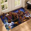 H-Hokuto No Ken Hallway Carpet Washable Non-Slip Living Room Sofa Chairs Area Mat Kitchen Doormat Area Rug