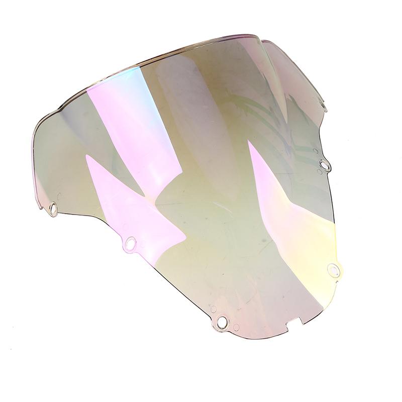 Iridium Motorcycle Windshield Double Bubble Wind Screen Deflector Fit for 2000-2001 Honda CBR900RR 929 Racing