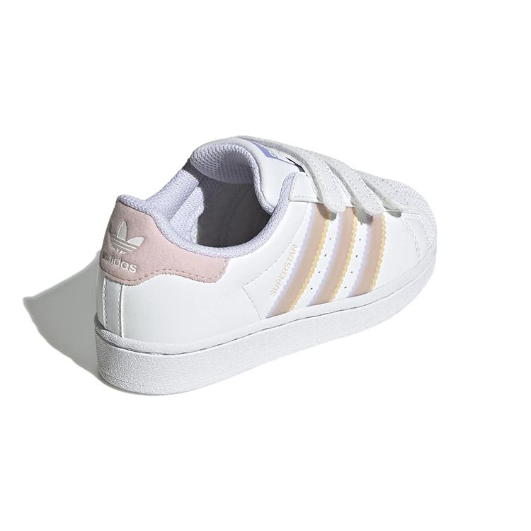 Adidas Originals Casual Durable Low-Top Kids Skate Shoes Kids Sneakers White Blue Pink GY3363