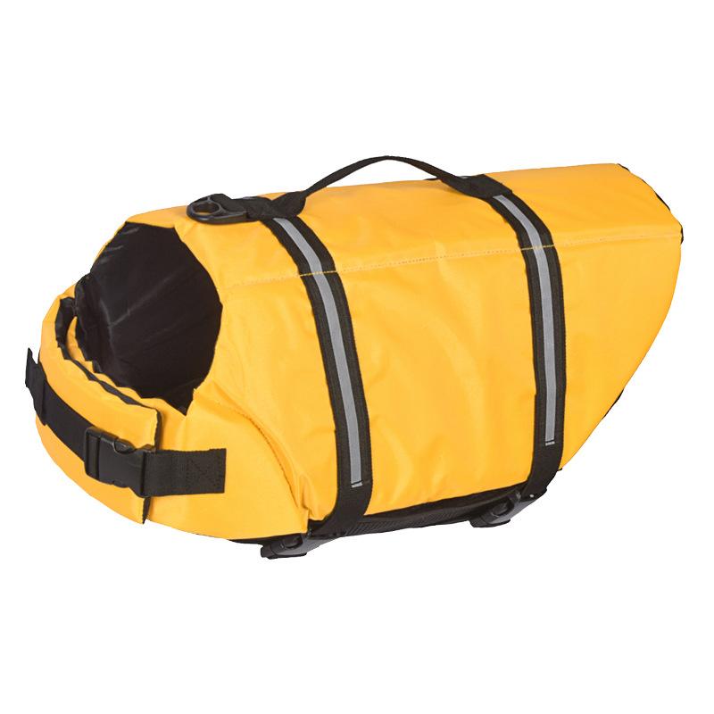 

Trendy Pet Life Jacket With Customization Options For Dogs In Various Colors Yellow,XXS