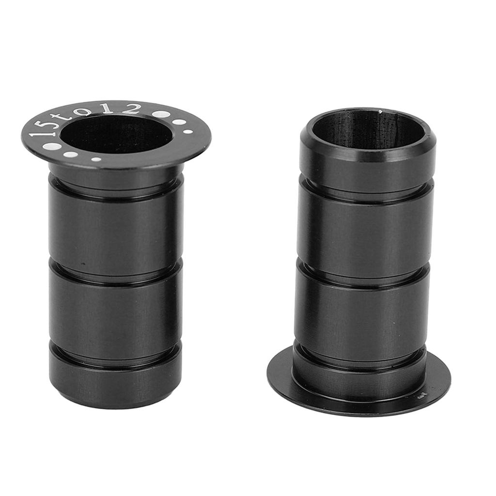 Mountain Road Cycle Hub Thru Axle Adapter 15MM to 12MM Front Thru Axle Adapter Aluminum Alloy