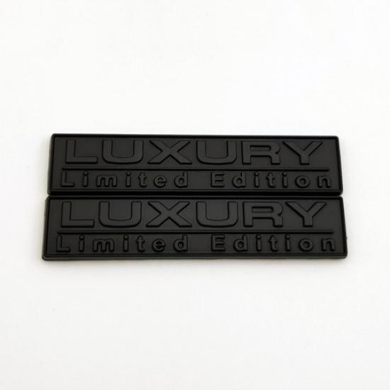 2x Black Metal Luxury Limited Edition  Emblem Sport Bagde Car Sticker Decal