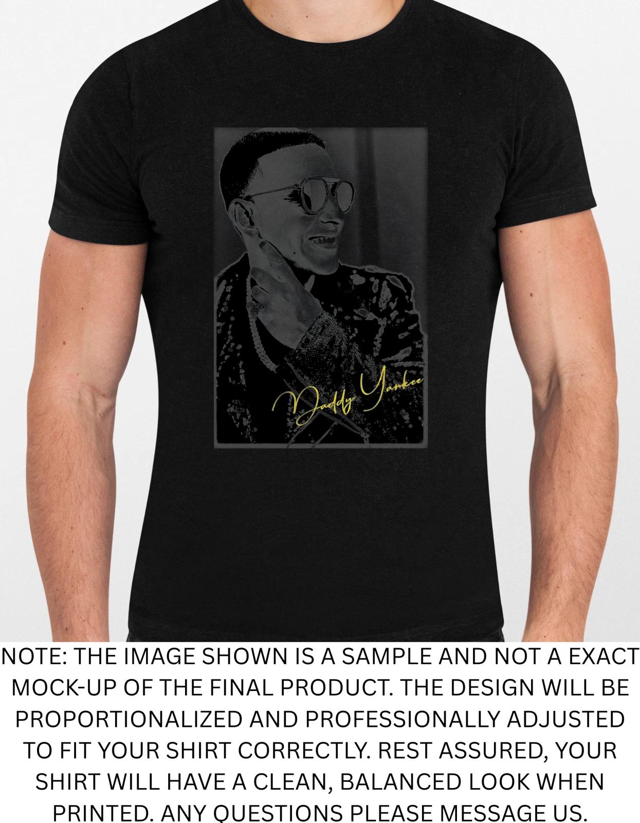Men s and Women s T-shirts Daddy Yankee 2 Graphic L