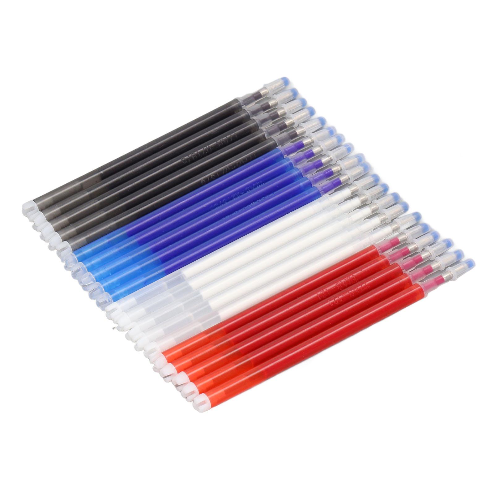 

80 шт. термостираемые стержни для ручек 4 ярких цвета термостираемые стальные головки тканевые стержни для ручек
