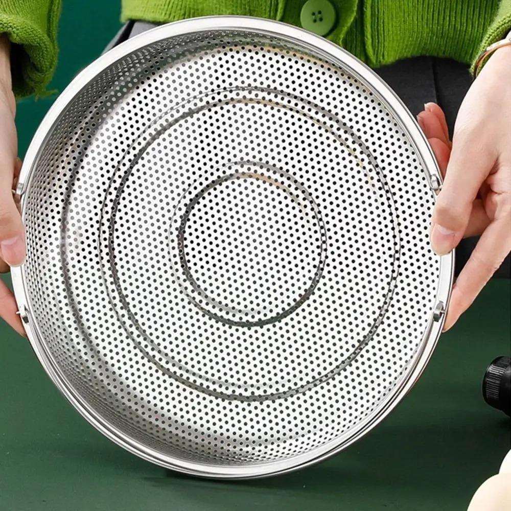 Anti-scald Steaming Basket With Tripod Bracket Steaming Tray Cooking Utensils Drain Basket  Seafood