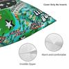 Binghamton Life Is Good Square Pillowcase Polyester Linen Velvet Pattern Zip Decor Home Cushion Case