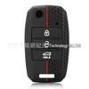 Kia Folding 3-Button Silicone Remote Key Protective Cover - Honeycomb Design