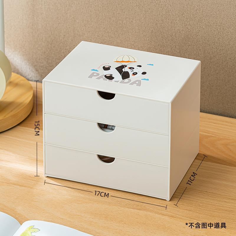 Aufbewahrungsboxen für Kosmetika im Schreibtisch-Schubladenstil, für Zuhause, Kunststoff, Schmuckschatulle für Bürobedarf, Kleinigkeiten, Organisationsbehälter, Make-up-Koffer