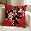 Horror Puzzle Game DDead PPlate  Square DoubleSided printed Pillow Case Bedroom Bedside Pillow Sofa Cushion Cover
