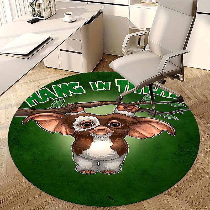 Gizmo,Hang In There Chair mat Round Rug Office carpet, Non slip, Suitable for Living Rooms, Bedrooms,Decor1205872a