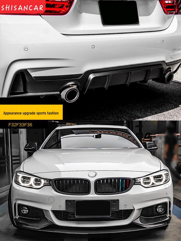 Compatible Front and Rear Lip Spoiler for BMW 4 Series 425i/430i with Quad Exhaust